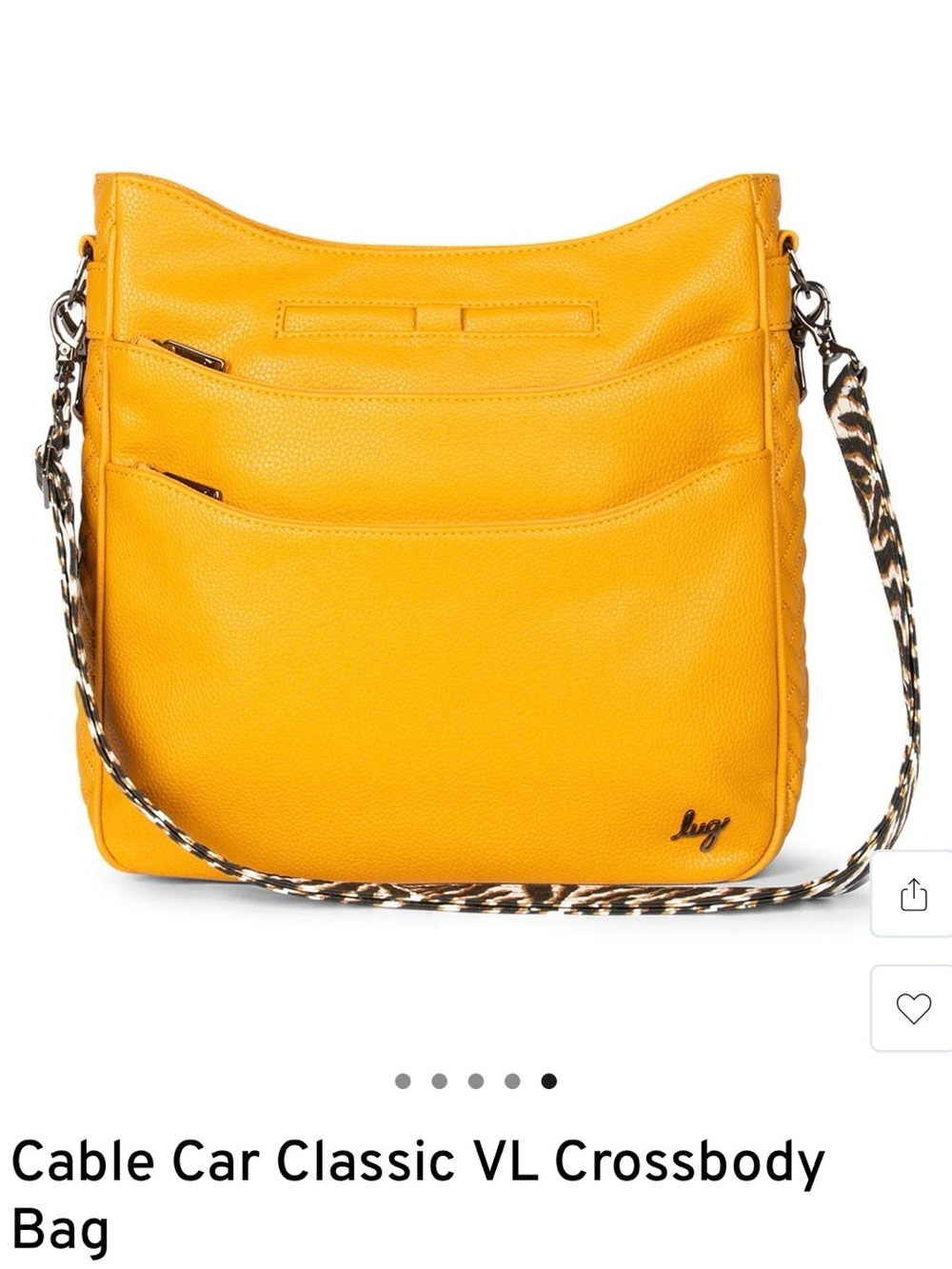 lug Yellow Cable Car Classic VL Crossbody Bag